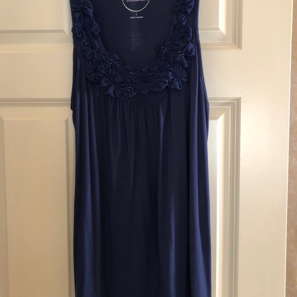 Inc Blue Tank Top - Picture 2 of 3